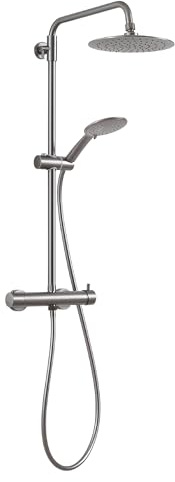 Ausziehbare Duschsäule Star plus 02 Gun Metal