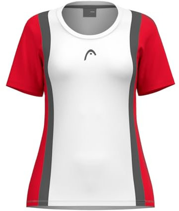 HEAD Club 25 TECH T-Shirt Women, red/White