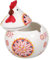 NAMOARLY Frasco Decorativo De Cerámica Forma De Gallina Con Tapa Para Almacenamiento De Especias y Dulces Accesorio De Cocina Divertido y Práctico Para Hogares y Restaurantes