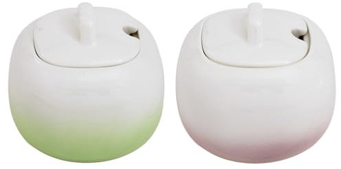 Villa Altachiara Zuccheriera In New Bone China Primavera Rosa, Accessori Cucina Eleganti, Design Fresco E Colorato Per Tavola E Terrazza, Linea: Primavera