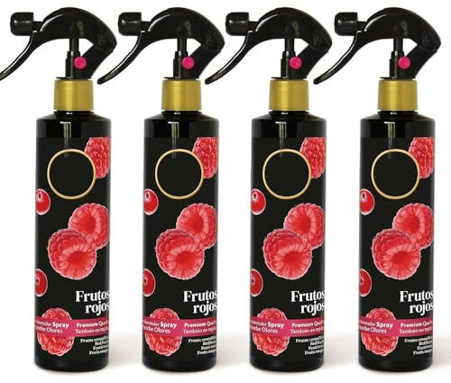 PLUS HOME Aromas para el Hogar: Explora Nuestra Gama de Ambientadores en Spray.FRUTO ROJOS 280ML