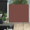 Myheimly Ausziehbare Seitenmarkise Sonnenschutz Sichtschutz Windschutz Seitenrollo Markise Seitenwandmarkise Balkon Garten Terrasse 100x300 cm Braun