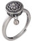 Jewellery Verstellbarer chinesischer Stil Distressed Ring - S925 Retro mit Charm Joint Ring, Lotus -Gebetsradring, einzigartig für Sich/Selbst sechs (White Sixcharacter Mantra) Jewellery