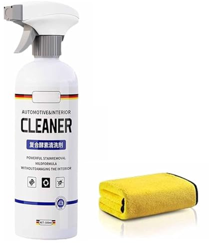 500ML Leiboo Multi-purpose Foam Cleaner Car Interior Cleaner, Leiboo Mehrzweck-Schaumreiniger Auto-Innenreiniger, Leder-Autositz-Reiniger, Schaum-Reinigungsspray für Auto, Haus