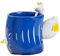 Tasse à café simple en céramique avec cuillère Motif canard Bleu 350 ml
