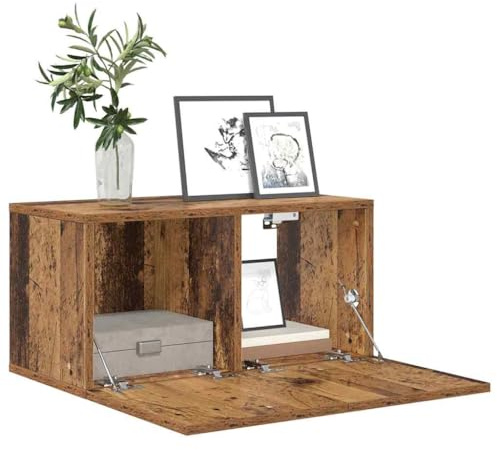 vidaXL TV Cabinet Brown 60 x 30 x 30 cm Engineered wood, Stylish Living Room Cabinet, Modern Tv Stand for Storage and Entertainment, Rectangular Media Console with Durable Finish