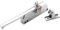 KACCDE Adjustable Cold Storage Door Handle Set for Walk in Freezers & Refrigerators Secure Latches Systems for Commercial Use Freezer Door Lock