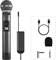 LEPREM Kit de Microphone à Batterie Rechargeable Micro à Main Unique sans Fil Meilleur Microphone Home Church
