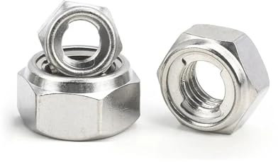 Tuercas autoblocantes hexagonales A2, 2-10 unidades, M6, M8, M10, M12, de acero inoxidable 304.(M8 10PCS)