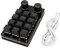 NUMNBE 12 Tasten Gaming Keypad mit 2 programmierbaren Drehreglern RGB Beleuchtung mechanisch Plug and Play für Spiele Video Bearbeitung und Büroanwendung