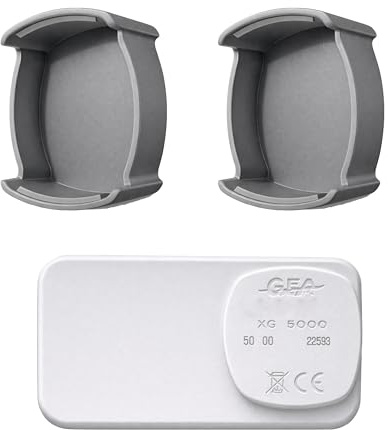 3Drive 2x Support Badge Télépéage Compatible avec Badge GEA XG 5000 – Fixation Adhésive pour Pare-Brise, Installation Rapide et Sécurisée, Maintien Stable et Durable dans le Temp