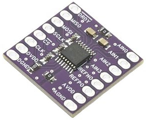 Leistungsfähiger 16-Bit-24-Bit Analog Digital Wandler mit SPI Anschluss, Mehrkanaleingang, programmierbare Verstärkungsverstärker, Analog Digital Wandler
