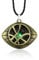 EU_LevinArt Doctor Strange Necklace Crystal Eye of Agamotto Pendant Fashion Necklaces