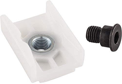 Gedotec Möbel-Gleiter für Gleit-Schiene Ersatz-Gleiter zur Reparatur Gleitstein für Tür-Schließer - DORMA | für Gleitschienen TS 91/92/93 | mit Schraube | 1 Stück