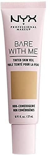 NYX Professional Makeup Bare With Me Tinted Skin Veil, BB-Creme, Feuchtigkeitsspendendes Aloe- und Gurkenextrakt, Hautpflege inspiriert, Leichte Abdeckung, Farbton: Beige Camel
