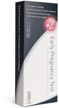 ABBLO der früheste Schwangerschaftstest (UK-ES) Test 7 Tage vor der Periode. 5 mlU/mL Sensibilität.