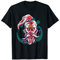 Bärtiger Mann Yoga Design mit alten Yogi-Mann und OM Symbol T-Shirt