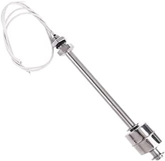 Vogueing Tool Interruptor flotante, sensor de nivel de agua líquido vertical, interruptor de flotación de acero inoxidable L200 mm utilizado para bomba/indicador/alarma/eléctrico/drenaje