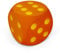 Volley Schaumstoffwürfel Gross | 16 cm | Orange |Schaumstoff Würfel Groß | XXL Würfel Schaumstoff | Großer Softwürfel | Made in Germany
