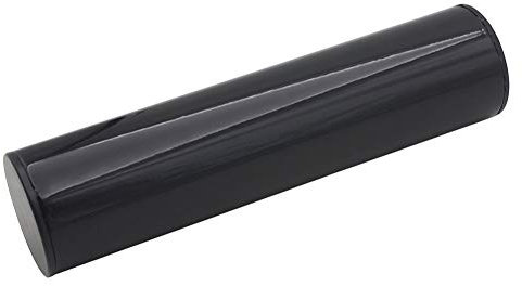 Zylinder Sand Shaker, 2Colors tragbare Edelstahl Sand Shaker Percussion Instrumente Kinder Rhythmus Schüttelinstrument (Schwarz)