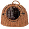 decorwelt Katzenkorb Weide Transportkorb Katze 43 x 52 x 37cm | Reise & Transport Hundekorb Katzenkorb Rattan | Katzen Transport Weidenkorb Katze | Transportbox Katze Transportbox Hund