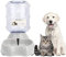 Freenfitmall Dispensador de agua para mascotas, cuenco automático para gatos, perros, gran fuente de bebida (1 unidad, azul)