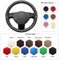 MEWANT Lenkradbezug Custom Version für Opel Astra (H) / Zaflra (B) / Signum / Vectra (C) Hand Nähen Lenkradhülle aus Mikrofaser-Leder Lenkradschoner