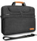 DOMISO 15-15,6 Pollici Borsa PC Impermeabile Custodia Messenger Ventiquattrore per Computer Portatile/Apple/IdeaPad ThinkPad/HP Spectre x360 Pavilion 15 ENVY 15 / Dell, Nero