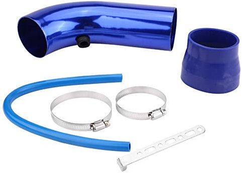 Tubo de entrada de aire, sistema de filtro de manguera de tubo de entrada de aire frío universal para coche de 76 mm/3 pulgadas(azul)