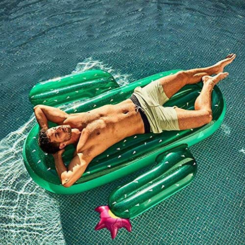 Luftmatratze Pool Schwimmring Erwachsene Airbetten Kaktus schwimmende Reihenhalterung Floating Erwachsene Schwimmbett Mode Schwimmen Floats Großhandel Pool Float Riese zum Abkühlen im Pool