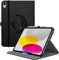 TiMOVO Custodia per iPad (A16) 11 Generazione 11 Pollici 2025/iPad 10 Generazione 10,9 2022 con Portapenne, Resistente Copertura Antiurto per iPad 11a/10a Gen, Nero