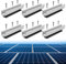 Anbte Set 6 Supporto per Pannello Solare 30mm/35mm Universali Pannelli Solari (Argento-Nessun Staffa, 200*25mm)