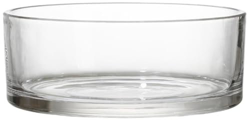 FOMIYES Wide Cylinder Glass Vase Bowl Clear Flower Vase Glass Hydroponic Planter Large Terrarium Planter Vase Glass Fish Bowls Centerpieces Vase for Hydroponic Plants S