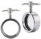 Langhantel-Halsbänder, 5,1 cm Langhantel-Kragen-Clips, 1 Paar Edelstahl-Langhantel-Klemmen Verschluss für Gewichtheben, Fitness, Workout, Training