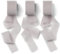 AOKSUNOVA Chiffonband Grau Schleifenband 18,9 m x 2,5 cm Stoffband Seidenband Geschenkband Chiffon
