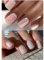 Ceboic 2 Packs (48 Pcs) False Nails Short, Square Press on Nails French Tip Reusable Full Cover Acrylic Fake Nails with Adhesive Tabs, Pink Glitter Glue on Nails for Women and Girls DIY Manicure