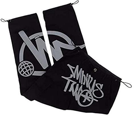 Minus Two Cargo Hose | Unisex Y2K Hose Jeans Baggy | 2024 Hip-Hop Cargo Hose | Harajuku Denim Loose Straight Hose Mit Weitem Bein