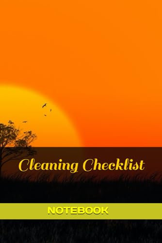 MALIKA | Cleaning Checklist Notebook: Simplifying Your Cleaning Routine | 105 pages