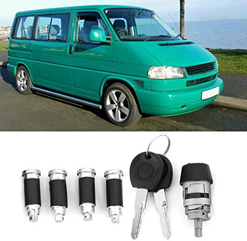 Generic Auto-Zündschlosszylinder 357905855B Zündschlossschlüssel, Auto-Starterschalter-Schließzylinder-Zündschloss für Schlüssel 357905855A für Transporter T4 1990-2003 Schließzylinder