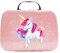 Licorne Trousse Maquillage, Trousse de Toilette Enfant, Trousse de Voyage, Déplacement Camping Résistant à l'eau Portable Trousse Toilette Voyage pour Cadeau, Cadeau Fille 3 4 5 6 7 8+ Ans