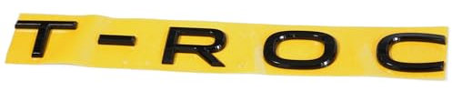Volkswagen 2GC853687041 Schriftzug T-ROC Modellbezeichnung Buchstaben Emblem, schwarz