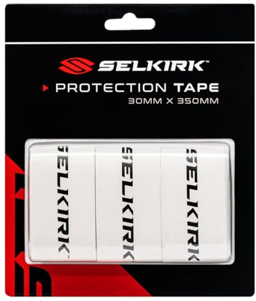 Selkirk Sport Pickleball Edge Guard Tape 30mm x 350mm White | Heavy-Duty Paddle Protection | Lightweight & Sleek Impact Tape | Easy Application & Clean Removal