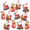 Logbuch-Verlag 12 Mini Babbo Natale Babbo Natale Natale personaggi piccoli regali clienti personale 3,5 cm