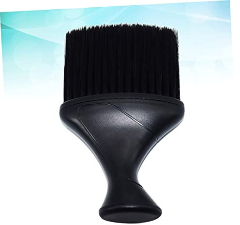 WOONEKY Nackenstaubbürste Für Haarschneideset Reinigungsbürste Aus Kunststoff Und Haar Friseurbürste Für Salon Und Heimgebrauch Ergonomischer Griff Für Bessere Griffigkeit