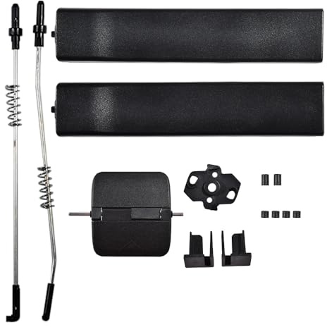 Side Sliding Window Glass Latch Cover Set Compatible With VW Transporter Multivan Caravelle T5 T6 Sliding Door Window Glass Handle Latch Repair Kit 7H0847788A 7H0847781B