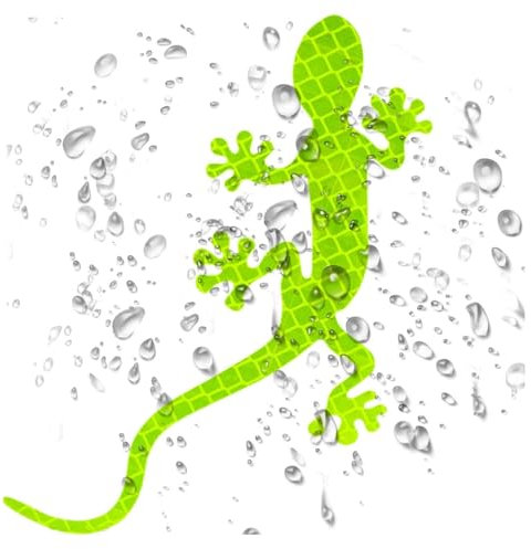 Gecko Autoaufkleber ? Reflektierende Gecko-förmige Aufkleber für Warnung, staubdichte Autoaufkleber | Hochtemperaturbeständige, selbstklebende Sicherheitsaufkleber für Limousine, Pickup-Trucks