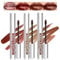 3PCS Peel Off Lip Liner, Lip Stain Peel Off Matte Brown Lip Liner Tattoo, Langanhaltender Abziehbarer Lippenfleck, Highly Pigmented Lip Tint Stain for Wommen