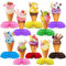 10 Stück Sommer Party Deko, Bienenwabe Mittelstücke Dekoration, Hawaii Party Deko, Eiscreme Waben Tischaufsätze, Eis Kuchen Topper für Geburtstagsparty, für Hochzeit Babyparty Deko Geburtstag
