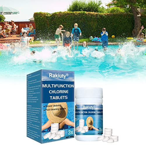 Pool Cleaning Tablets, Multifunction Compresse Effervescenti Per Piscina, Compresse Per La Pulizia Delle Piscine, per Piscina, Toilette, Jacuzzi, Spa, 100g