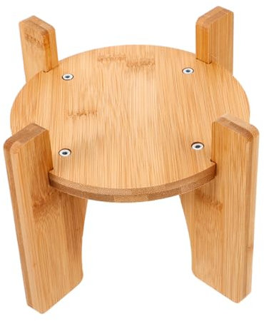 SUPVOX Estante De Madera Cruz para Macetas Soporte para Plantas Decorativo para